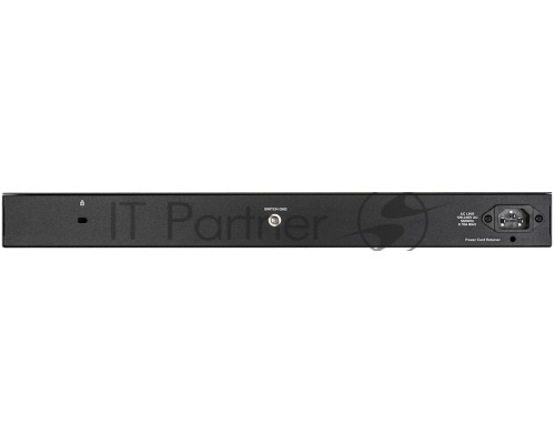 Коммутатор D-Link DGS-1210-52/FL1A, L2 Managed Switch with 48 10/100/1000Base-T ports and 4 100/1000Base-T/SFP combo-ports.16K Mac address, 802.3x Flow Control, 256 of 802.1Q VLAN, VID range 1-4094, 802.1p Prio