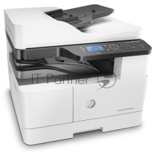 МФУ лазерный HP LaserJet MFP M443nda (8AF72A), A3, ч/б, печ. до 25 стр/мин. (А4) до 13 стр/мин. (А3), скан. до 21 стр/мин., 1200 x 1200 dpi (печать) 600x600dpi (скан.), USB, RJ-45