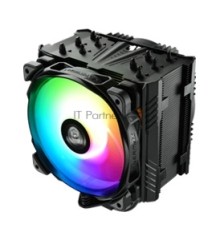 Кулер Alseye ETS-T50A-BK-ARGB черный 120мм алюминий+медь 1600rpm 4-pin 24db 230Вт