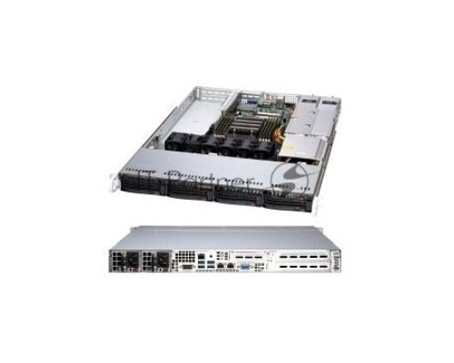 Платформа Supermicro AS-1014S-WTRT, Single AMD EPYC 7002, 8 DIMMs, 2 PCI-E 4.0 x16 (FHFL) slots, 1 PCI-E 4.0* x16 (LP) slot, 4 Hot-swap 3.5