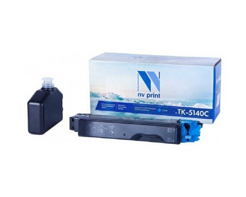 [Расходные материалы] Картридж NVP совместимый NV-TK-5140 Cyan для Kyocera ECOSYS M6030cdn/ M6530cdn/ P6130cdn (5000k)