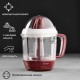 Соковыжималка цитрусовая Scarlett SC-JE50C08 25Вт рез.сок.:1200мл. красный/белый