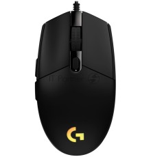 Мышь проводная Logitech G102 LIGHTSYNC черный, 8000 dpi, USB, кнопки - 6