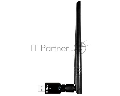 Адаптер D-Link DWA-185/RU/A1A Беспроводной двухдиапазонный USB 3.0 адаптер AC1200 с поддержкой MU-MIMO и съемной антенной