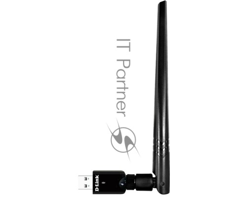 Адаптер D-Link DWA-185/RU/A1A Беспроводной двухдиапазонный USB 3.0 адаптер AC1200 с поддержкой MU-MIMO и съемной антенной