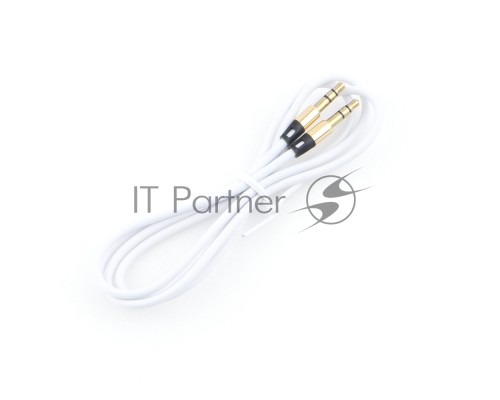 Кабель аудио Cablexpert CCAB-01-35MM-1MW, 3.5 джек (M)/3.5 джек (M), белый. 1м, блистер Кабель аудио Cablexpert CCAB-01-35MM-1MW, 3.5 джек (M)/3.5 джек (M), белый. 1м, блистер