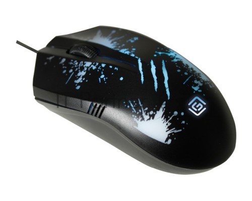 Мышь проводная Oklick 399M STIGMA черный, 1200 dpi, USB, кнопки - 3