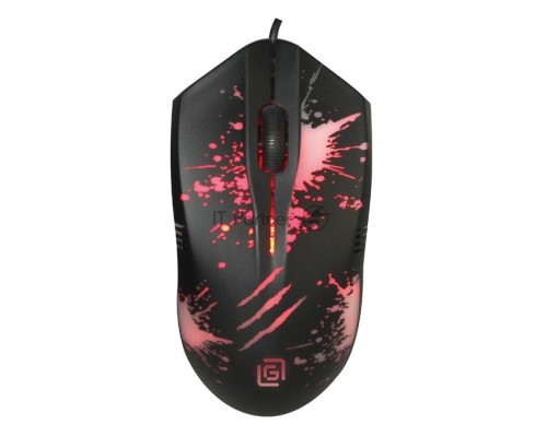Мышь проводная Oklick 399M STIGMA черный, 1200 dpi, USB, кнопки - 3