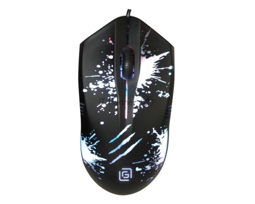 Мышь проводная Oklick 399M STIGMA черный, 1200 dpi, USB, кнопки - 3