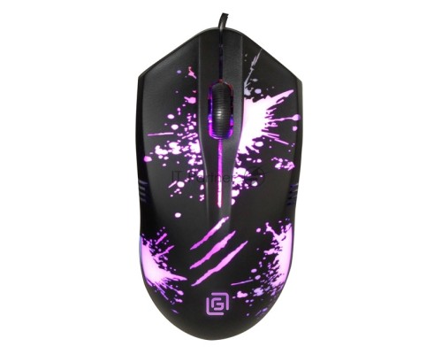 Мышь проводная Oklick 399M STIGMA черный, 1200 dpi, USB, кнопки - 3