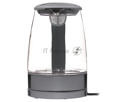 Чайник электрический Starwind SKG2315 1.7л. 2200Вт серый/серебристый (корпус: стекло)