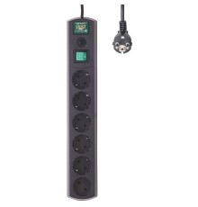 Сетевой фильтр Most RG 5м (6 розеток) черный (коробка) (587280) 