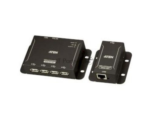 Удлинитель по кабелю ATEN 4-Port USB 2.0 CAT 5 Extender (up to 50m)