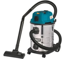 Bort Пылесос для сухой и влажной уборки BSS-1625-STORM {бак 25 л; 1600 Вт;  шланг 3 м; всасывание 270 Вт; Уровень шума 78 дБ; Вес 6,4 кг; Напряжение 220 В; аксессуаров 12 шт, гарантия 2 г} [93417470] 