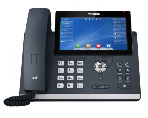 Телефон IP YEALINK SIP-T48U, цветной сенсорный экран, 16 аккаунтов, BLF,  PoE, GigE, без БП, шт