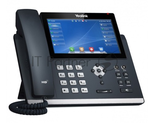 Телефон IP YEALINK SIP-T48U, цветной сенсорный экран, 16 аккаунтов, BLF,  PoE, GigE, без БП, шт