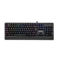 Механическая игровая клавиатура SVEN KB-G9700 (104 кл,+12Fn,RED switch, RGB, мет, корпус)