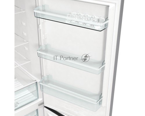 Холодильник Gorenje NRK6191ES4 серебристый двухкамерный 203/99л морозилка снизу