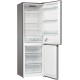 Холодильник Gorenje NRK6191ES4 серебристый двухкамерный 203/99л морозилка снизу