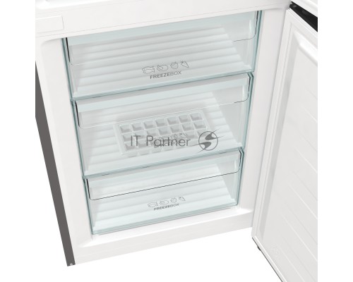 Холодильник Gorenje NRK6191ES4 серебристый двухкамерный 203/99л морозилка снизу