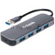 Разветвитель USB 3.0 D-Link DUB-1341 4порт. черный (DUB-1341/C1A)