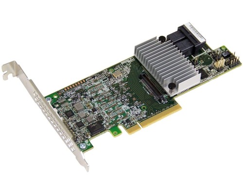 Контроллер MegaRAID SAS 9361-8i SGL (8-Port Int, 12Gb/s SATA+SAS, PCIe 3.0, 1GB DDRIII, MegaRAID SAS 9361-8i, Quick Installation Guide, LP Bracket)