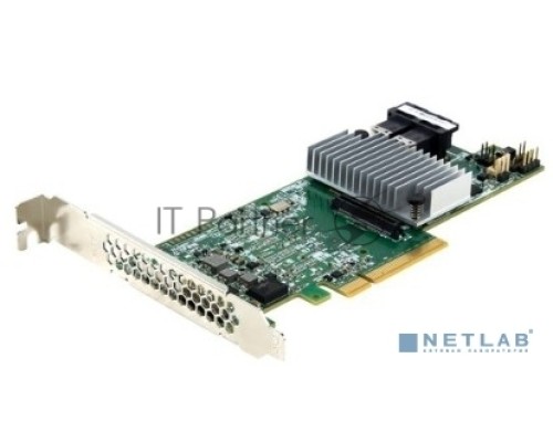 Контроллер MegaRAID SAS 9361-8i SGL (8-Port Int, 12Gb/s SATA+SAS, PCIe 3.0, 1GB DDRIII, MegaRAID SAS 9361-8i, Quick Installation Guide, LP Bracket)