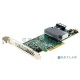 Контроллер MegaRAID SAS 9361-8i SGL (8-Port Int, 12Gb/s SATA+SAS, PCIe 3.0, 1GB DDRIII, MegaRAID SAS 9361-8i, Quick Installation Guide, LP Bracket)