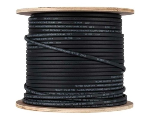 [Rexant Обогрев труб] Rexant 51-0224 Кабель греющий саморегулирующийся SRL16-2CR экранированный, 16Вт/м, 200м