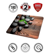 Весы напольные электронные Polaris PWS 1885DG Stones макс.180кг рисунок