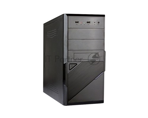 Компьютерный корпус Exegate EX284020RUS Minitower BA-201 Black, mATX, <AA400, 80mm>, 2*USB, Audio