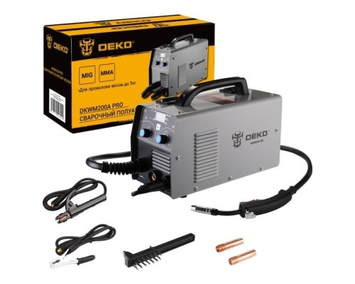 [Дрели, Шуруповерты, Гайковерты] Сварочный полуавтомат Deko DKWM200A PRO 051-4686