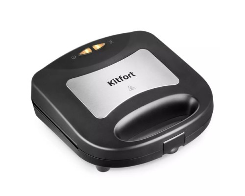 [Пылесос] Вафельница KitFort КТ-1660,  черный