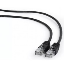 Cablexpert PP12-5M/BK Патч-корд UTP  кат.5e, 5м, литой, многожильный (чёрный)