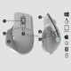 Мышь Logitech Wireless MX Master 3 Advanced Mouse MID GREY