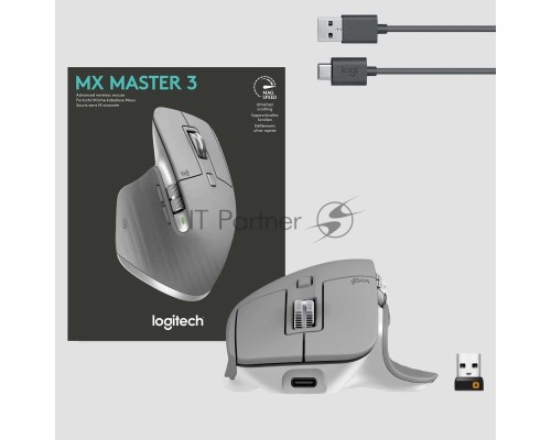 Мышь Logitech Wireless MX Master 3 Advanced Mouse MID GREY