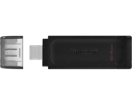 Флеш диск Kingston 64Gb DataTraveler DT70 <DT70/64GB>, USB-C 3.2 Gen 1