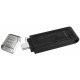 Флеш диск Kingston 64Gb DataTraveler DT70 <DT70/64GB>, USB-C 3.2 Gen 1