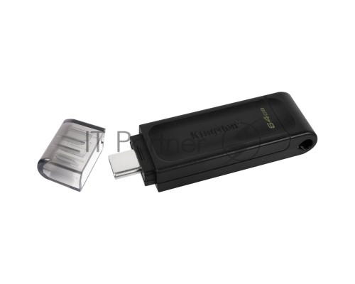 Флеш диск Kingston 64Gb DataTraveler DT70 <DT70/64GB>, USB-C 3.2 Gen 1