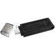 Флеш диск Kingston 64Gb DataTraveler DT70 <DT70/64GB>, USB-C 3.2 Gen 1