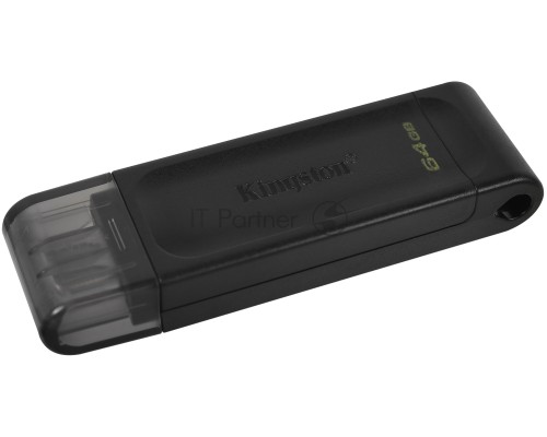 Флеш диск Kingston 64Gb DataTraveler DT70 <DT70/64GB>, USB-C 3.2 Gen 1