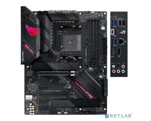 Материнская плата ASUS ROG STRIX B550-F GAMING, AM4, AMD B550, 4xDDR4, 6xSATA, 2xM.2, 1xPCI-E 3.0 x16, 1xPCI-E 4.0 x16, 3xPCI-E x1, 1xDisplayPort, 1xHDMI, 1x 2.5Gb LAN, 1xUSB 3.2 Gen 2, 4xUSB 3.2 Gen 1, 2xUSB 2.0, 5x3.5 мм, 7.1, ATX