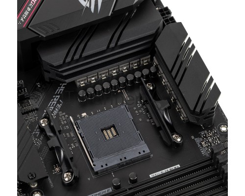 Материнская плата ASUS ROG STRIX B550-F GAMING, AM4, AMD B550, 4xDDR4, 6xSATA, 2xM.2, 1xPCI-E 3.0 x16, 1xPCI-E 4.0 x16, 3xPCI-E x1, 1xDisplayPort, 1xHDMI, 1x 2.5Gb LAN, 1xUSB 3.2 Gen 2, 4xUSB 3.2 Gen 1, 2xUSB 2.0, 5x3.5 мм, 7.1, ATX