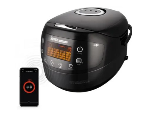 [Мультиварка] REDMOND RMC-M903S Мультиварка, 1000 Вт, 5 л, 17 программ, чёрный/ металлик