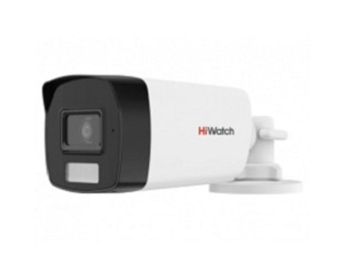 [Видеонаблюдение] HiWatch DS-T220A (2.8mm) 2 Мп уличная цилиндрическая HD-TVI камера с гибридной подсветкой EXIR/LED до 40 м и встроенным микрофоном (AoC)