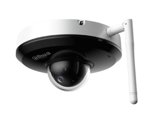 [Видеонаблюдение] DAHUA DH-SD1A404DB-GNY-W Мини-купольная PTZ IP-видеокамера с Wi-Fi 2.4ГГц 4Мп, 1/2.8” CMOS, моторизованный объектив 2.8~12мм, видеоаналитика, ИК 20м, IP66, IK08, корпус: металл
