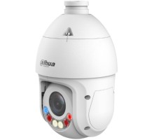DAHUA DH-SD4E425GB-HNR-A-PV1 Уличная купольная PTZ IP-видеокамера TiOC с активным сдерживанием и ИИ 4Мп, 1/2.8” CMOS, моторизованный объектив 5~125мм (25x), видеоаналитика, ИК 100м, LED 100м, IP66