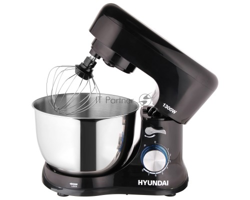 Миксер планетарный Hyundai HYM-S5461 1200Вт черный