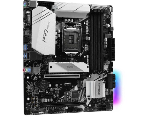 Плата материнская Asrock Asrock B460M PRO4, LGA1200, Intel B460, mATX, BOX