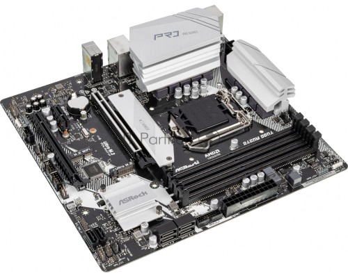 Плата материнская Asrock Asrock B460M PRO4, LGA1200, Intel B460, mATX, BOX